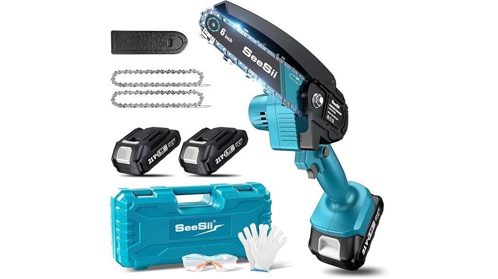 compact cordless chain saw