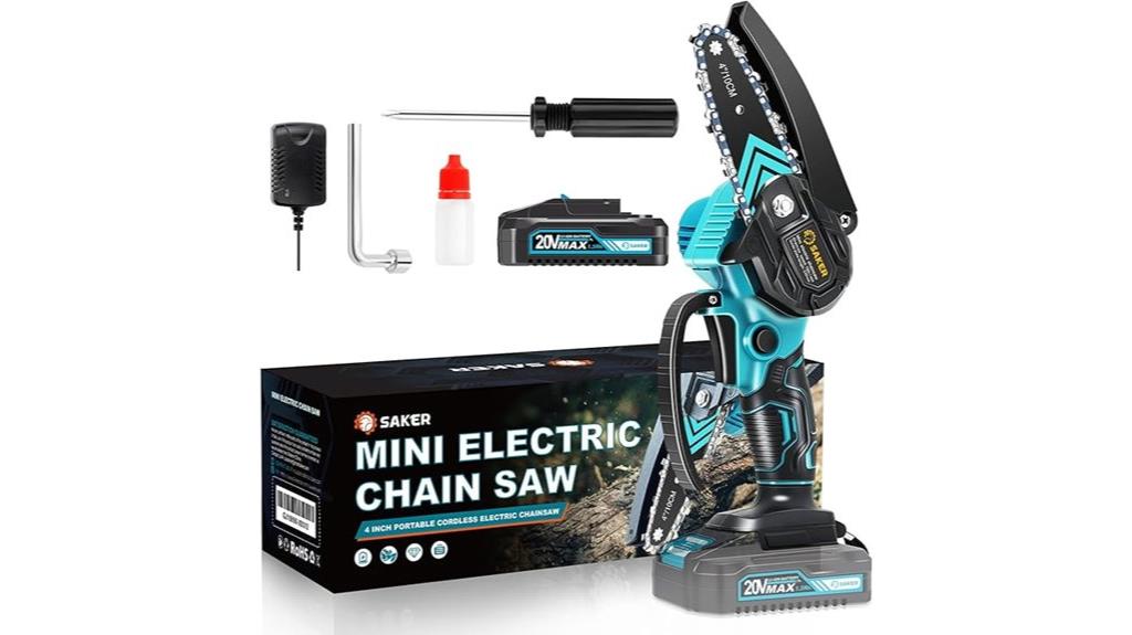 compact portable electric chainsaw
