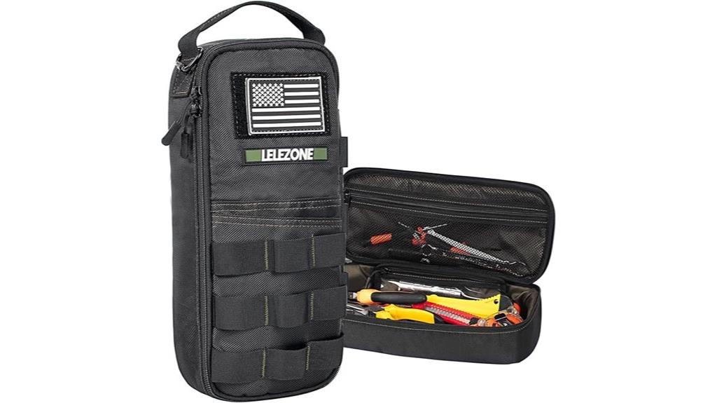 compact us flag tool bag
