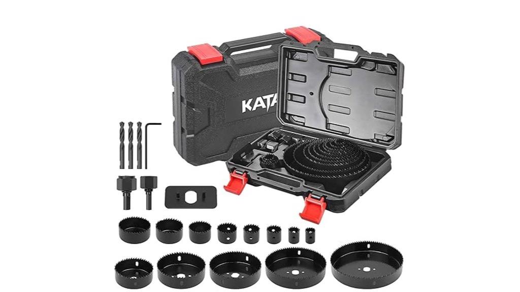 complete 20 piece hole saw set
