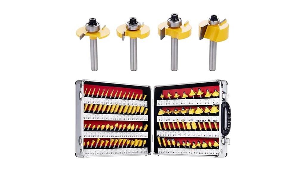 comprehensive router bit collection