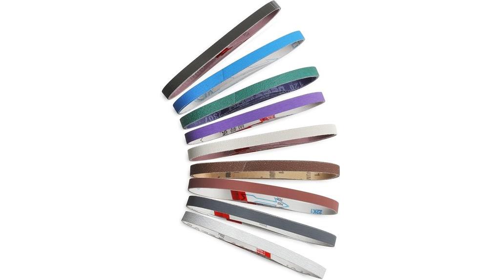 comprehensive sanding belt collection