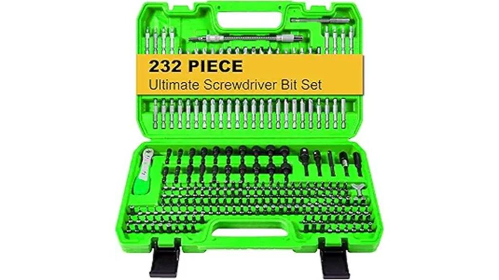 comprehensive screwdriver bit assortment