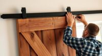 constructing a sliding barn door