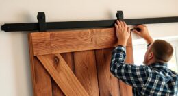 constructing a sliding barn door
