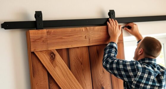 constructing a sliding barn door