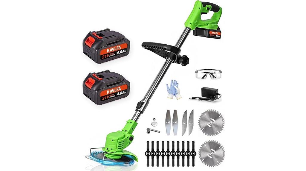 cordless 21v weed trimmer