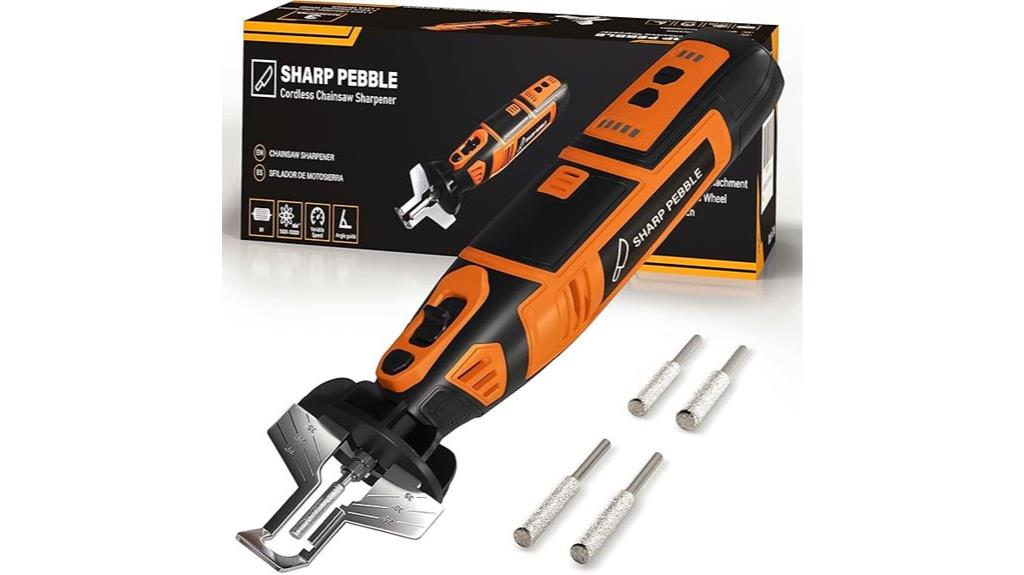 cordless chainsaw sharpener kit