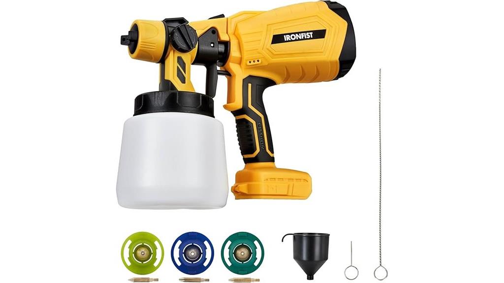 cordless dewalt paint sprayer