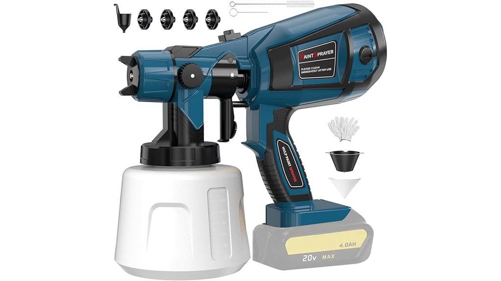 cordless dewalt paint sprayer