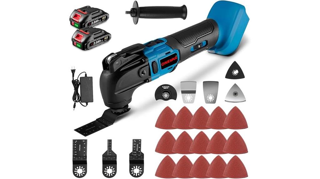 cordless multi tool with batteries