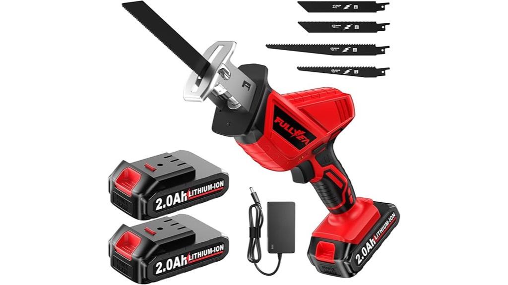 cordless saw with batteries