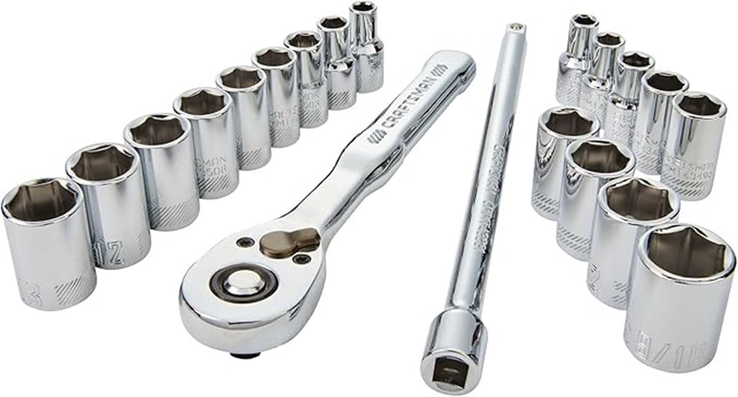 craftsman 20 piece mechanic set