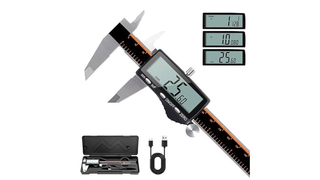 digital caliper with lcd