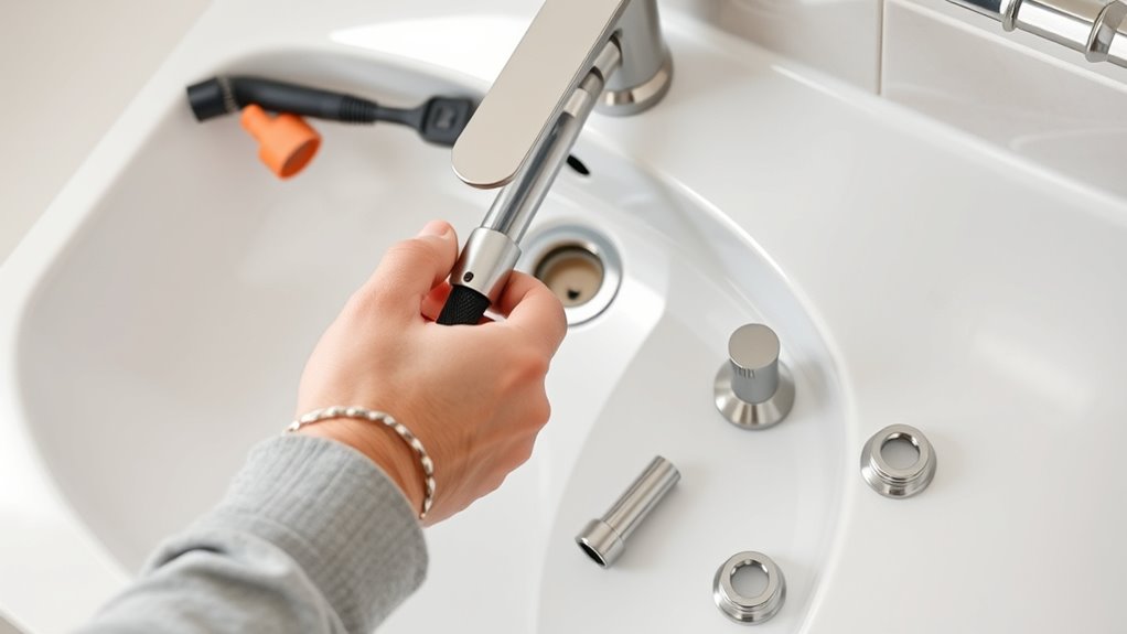 diy bathroom faucet replacement