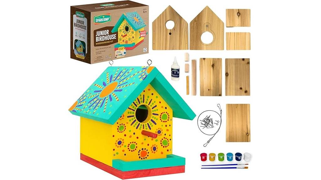 diy cedar birdhouse kit
