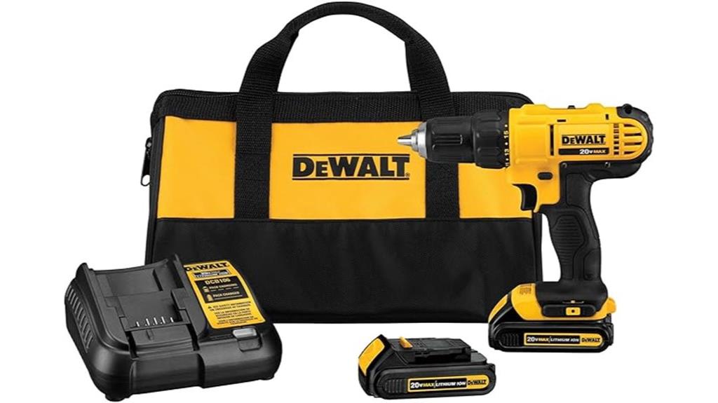 durable 20v cordless drill