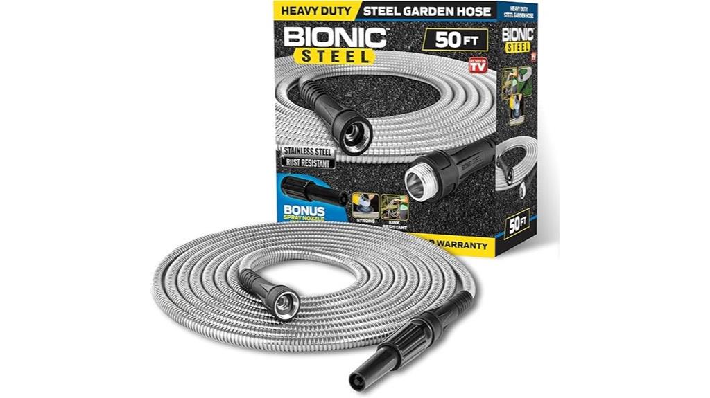 durable 50ft metal hose