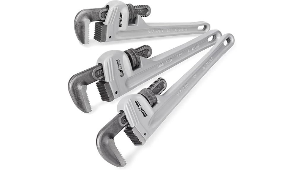durable aluminum pipe wrench