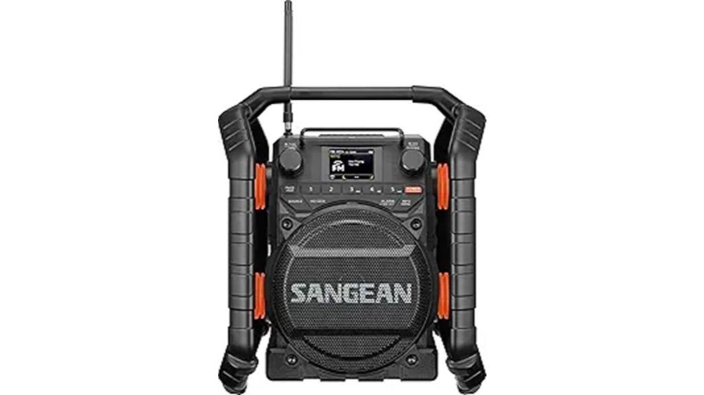 durable bluetooth jobsite radio