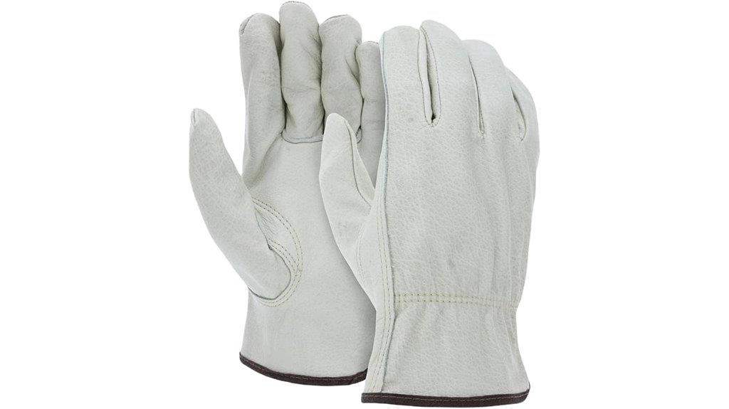 durable cowhide work gloves