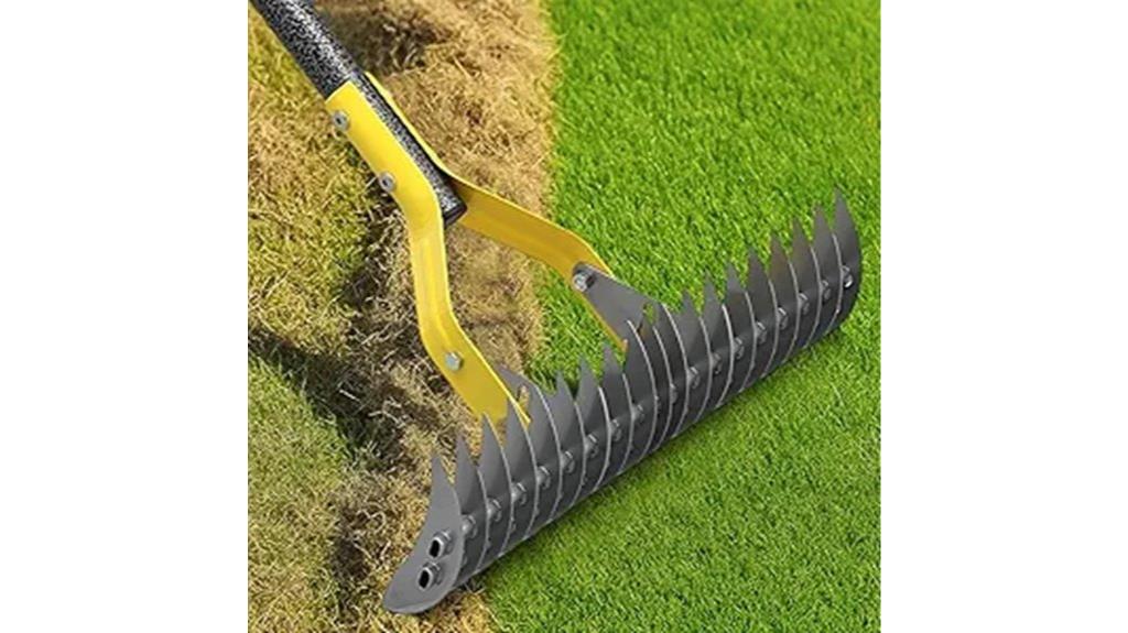 durable lawn thatch rake