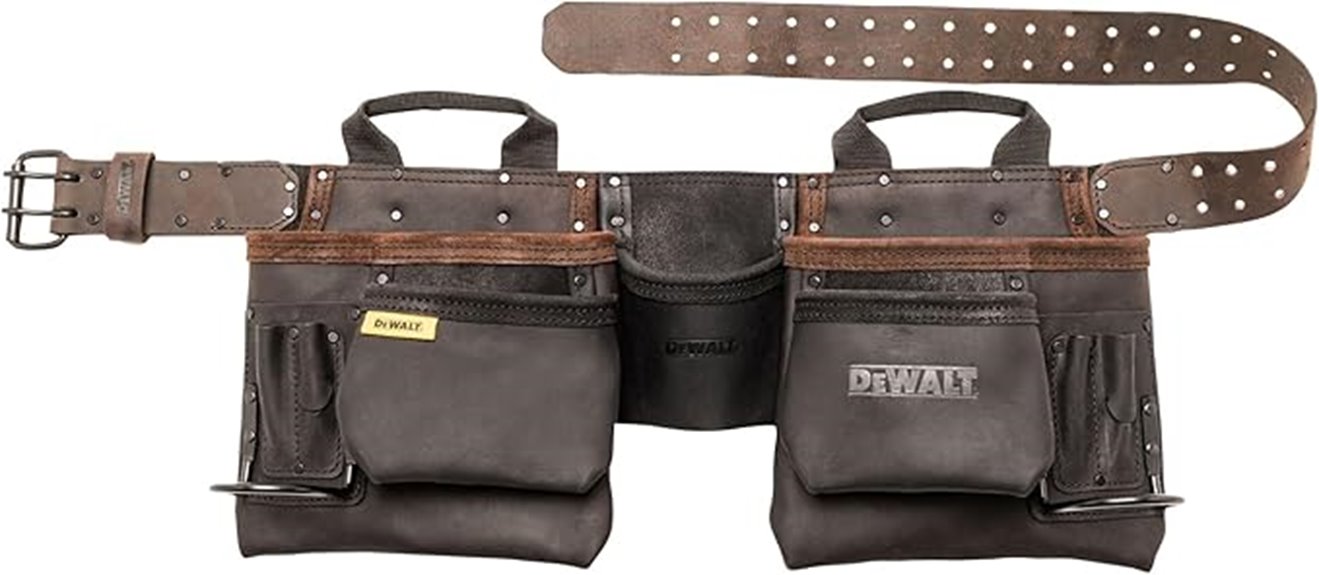 durable leather tool belt