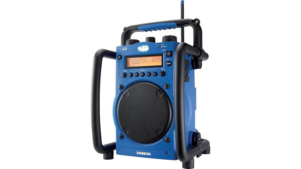 durable water resistant jobsite radio