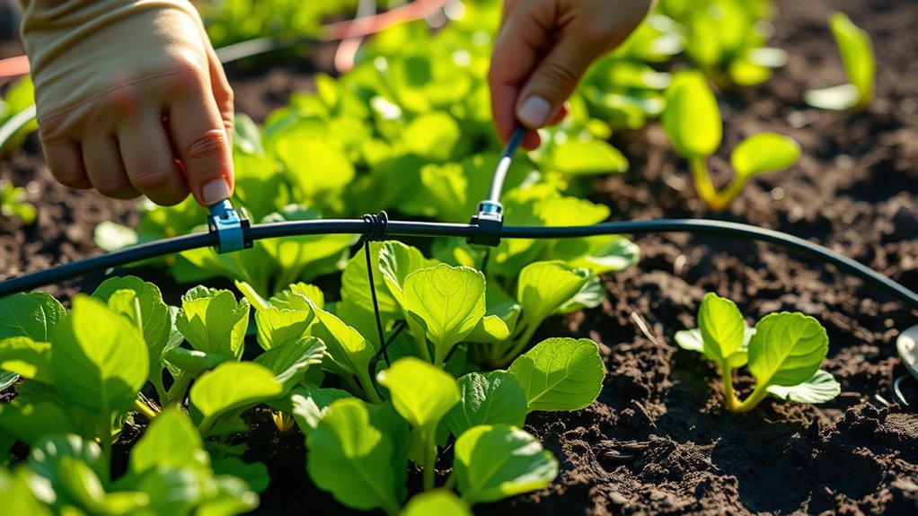 efficient watering and maintenance