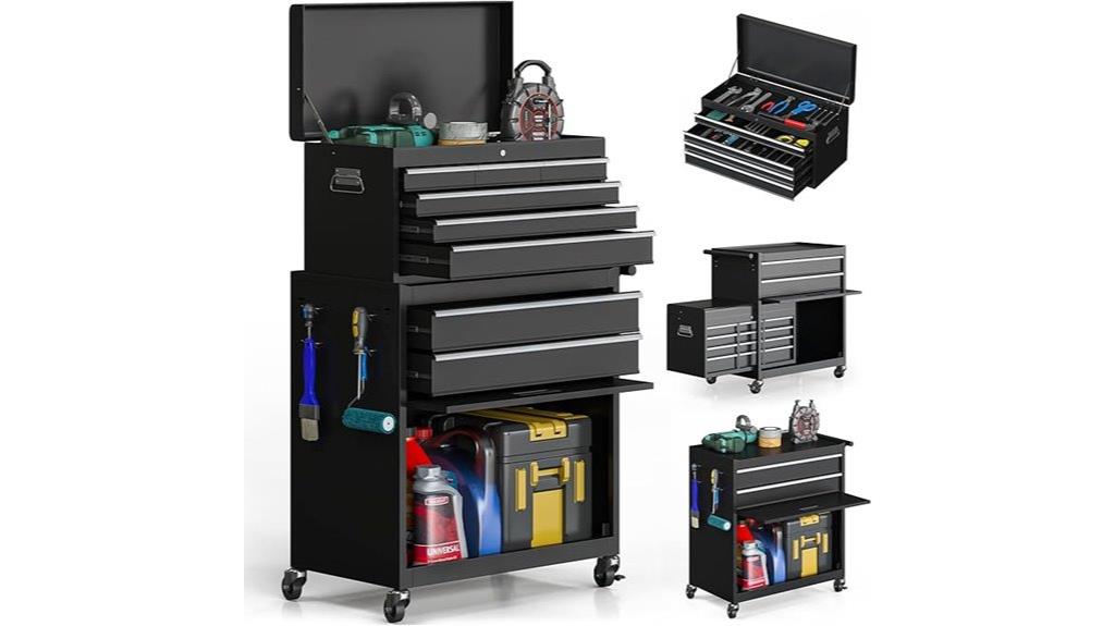 eight drawer rolling toolbox