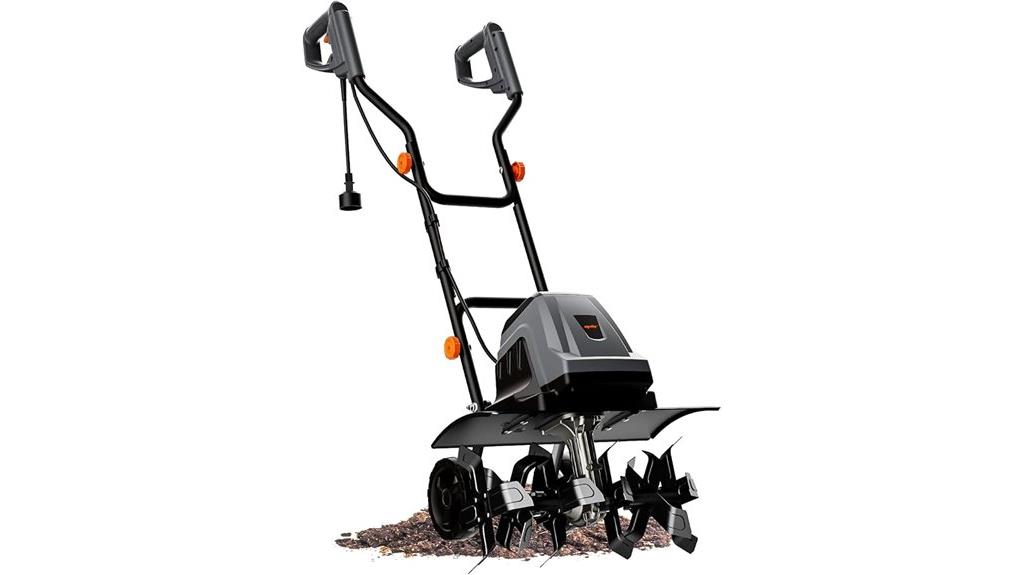 electric 18 inch tiller