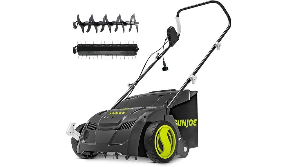 electric lawn dethatcher