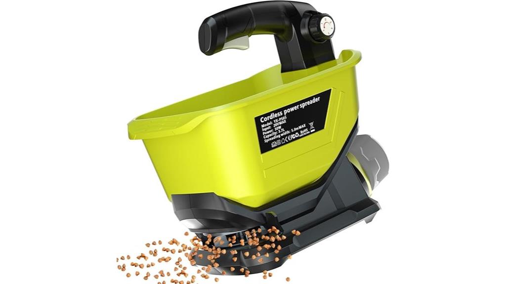 electric ryobi grass spreader