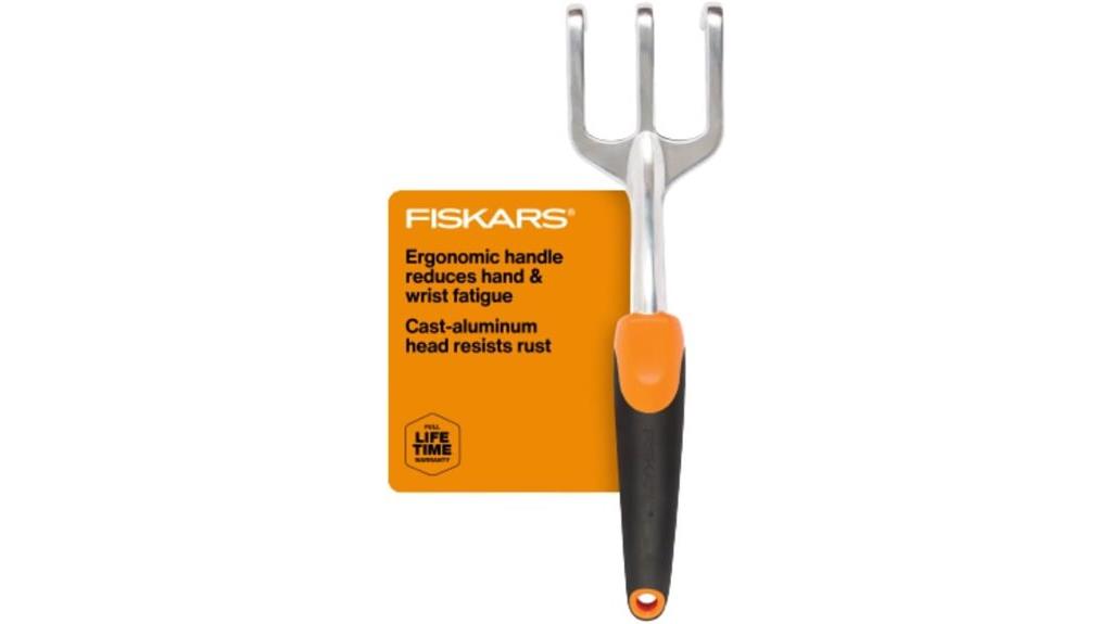 ergonomic gardening cultivator tool