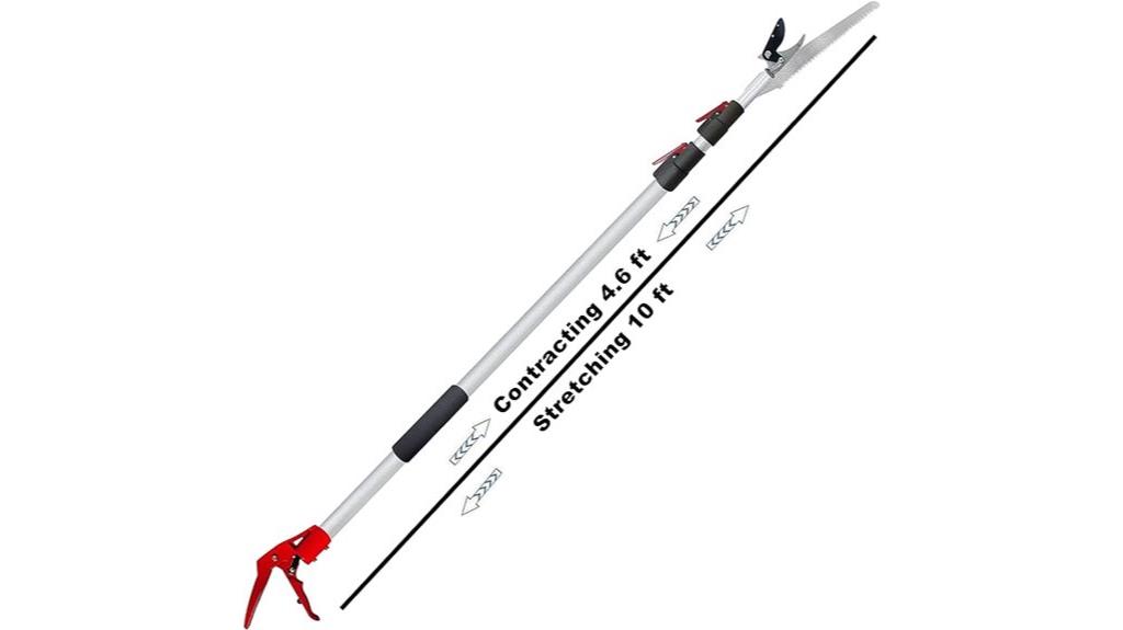 extendable 4 6 10 foot pruner