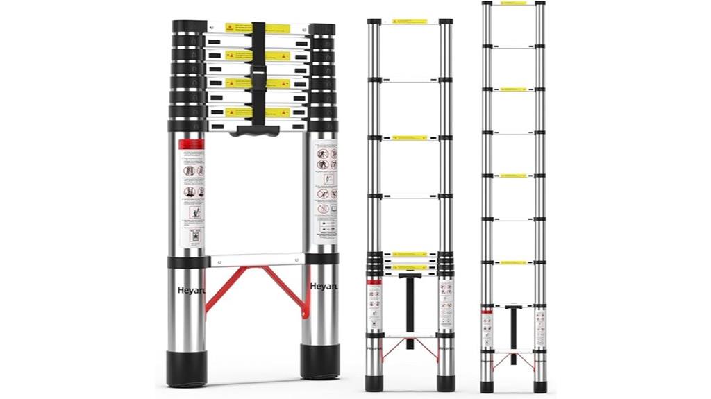 extendable aluminum home ladder