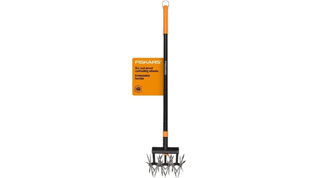 extendable garden tiller cultivator