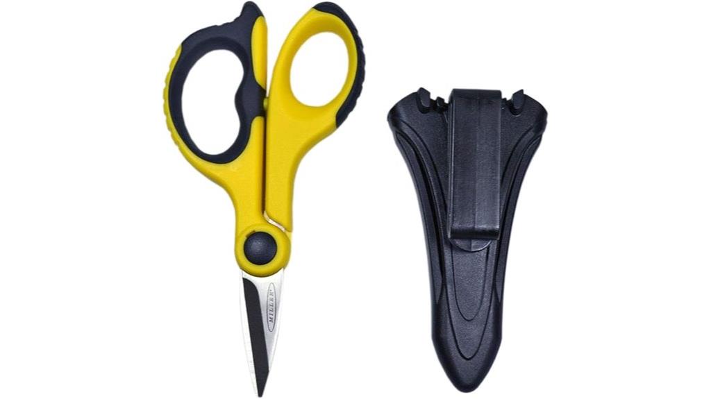 fiber optic kevlar scissors