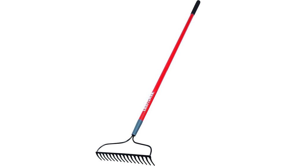 fiberglass handle garden rake