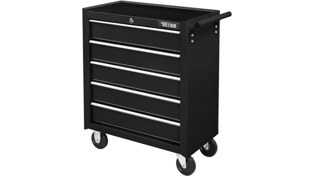 five drawer rolling tool chest