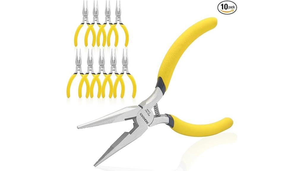 five needle nose pliers