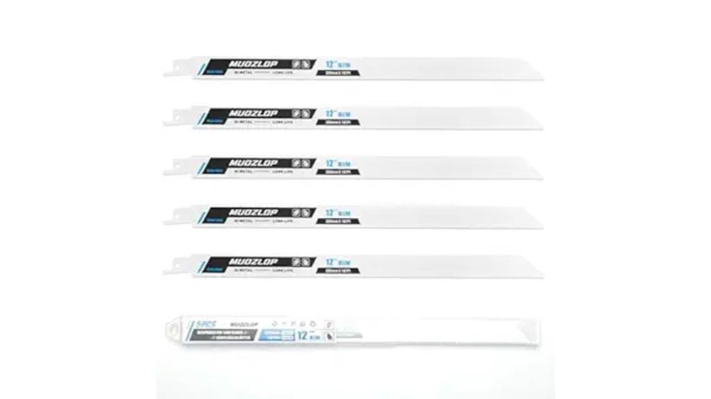 five piece 12 inch blades