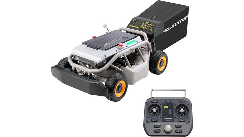 four wheel remote mower