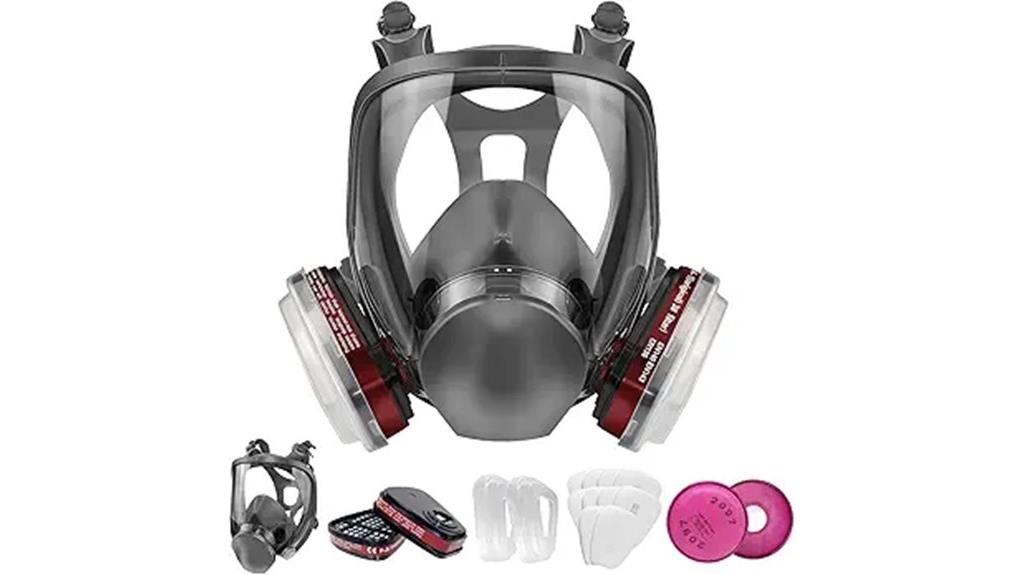 full face mask with filters