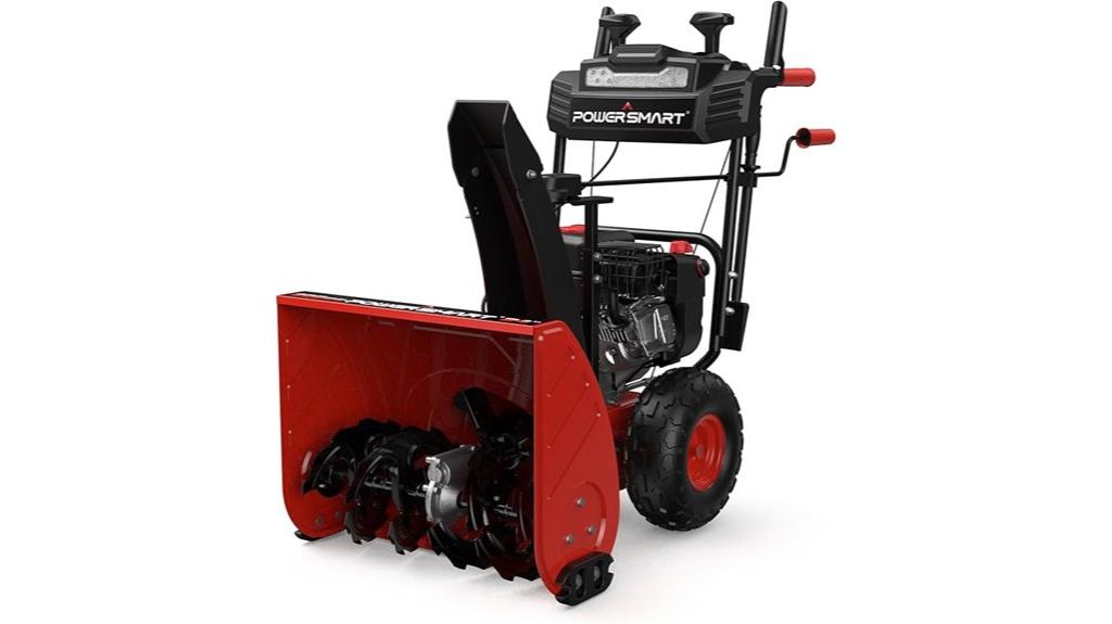 gas powered 24 inch snow blower