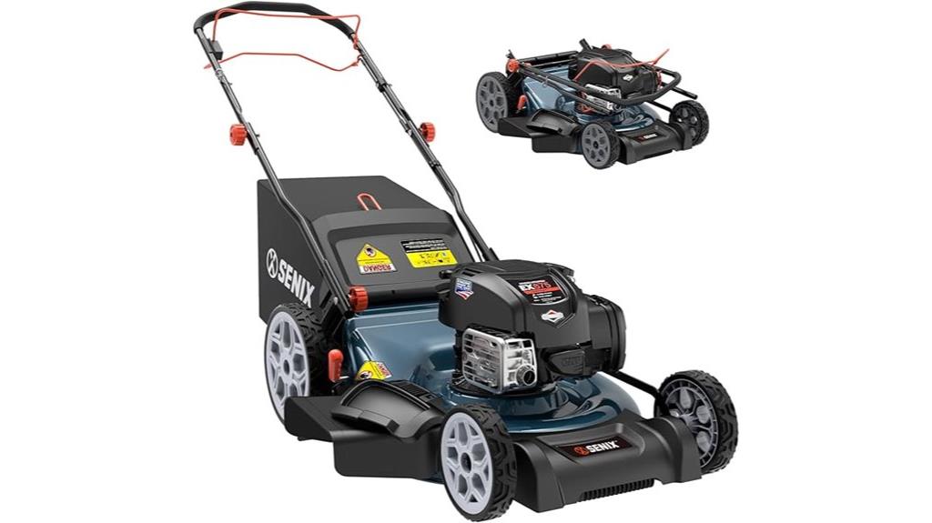 gas powered lawn mower