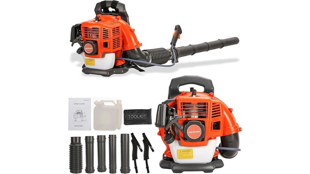 gas powered leaf blower