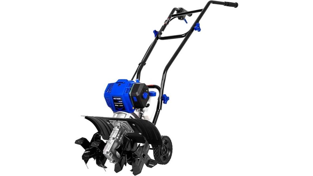 gas powered tiller cultivator