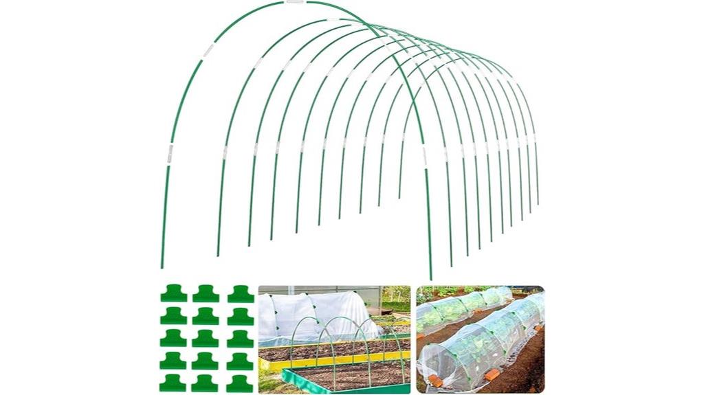 greenhouse hoops grow tunnel