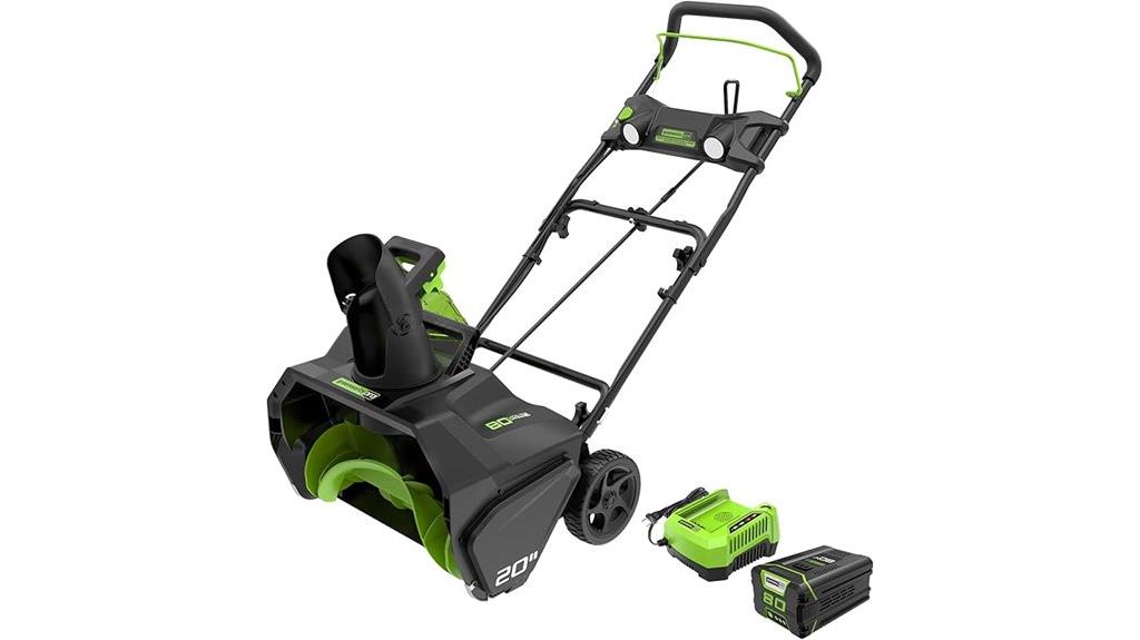 greenworks 80v snow blower